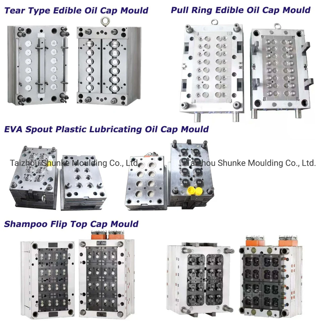 Plastic Injection Cap Mould Engine Oil/Edible Oil/Detergent/Hand Sanitizer/Alcohol/Beverage Cap Mould