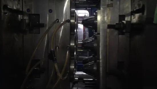 4 Cavidades 80mm Pescoço Válvula Válvula Desligada Corrente Quente Grande Boca Larga Transparente Jarra de Mel para Animais de Estimação Molde Pré-formado