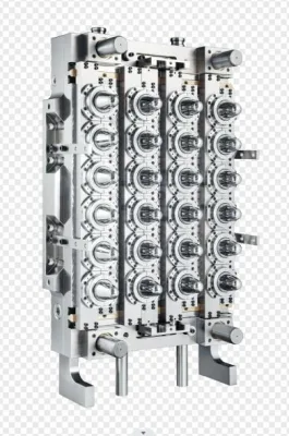 64 cavidades frasco pré-forma pino molde válvula bico com câmara quente
